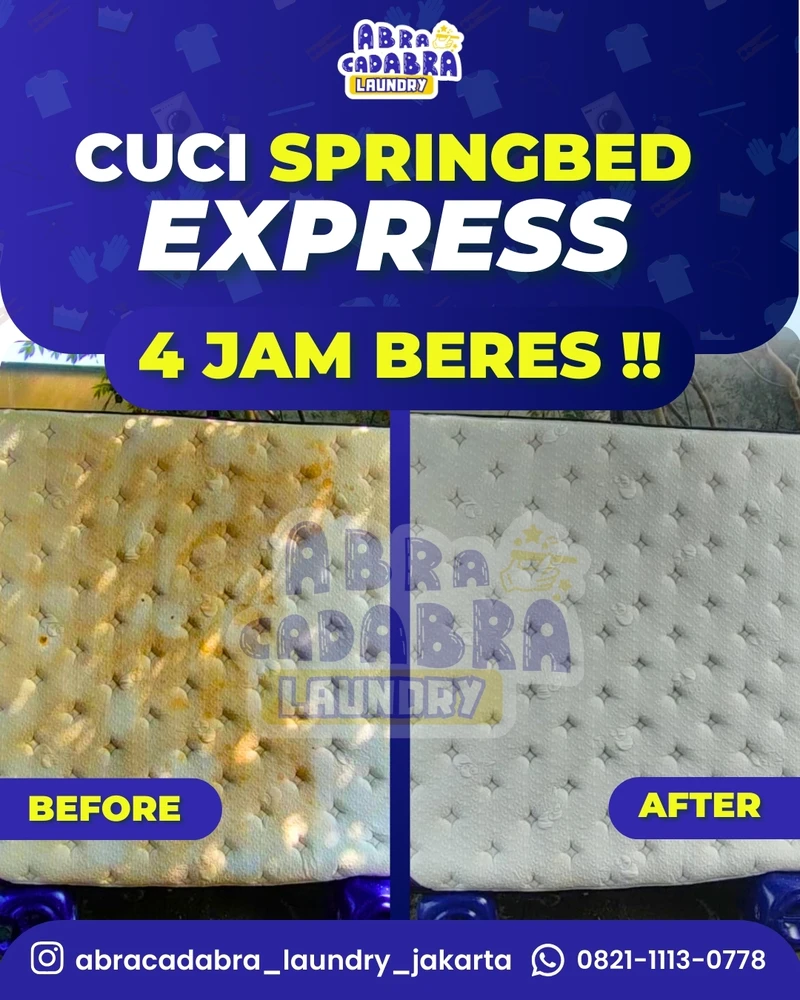 jasa cuci springbed terbaik di jakarta pusat